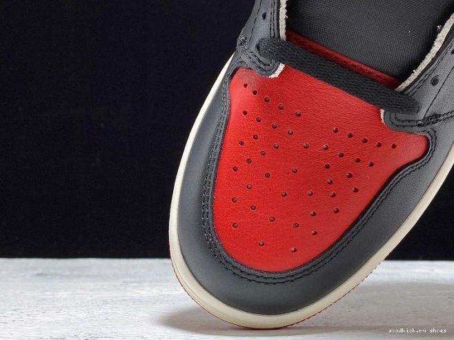 Rep Retro Air 1 Jordan OG High Toe 555088-610 Bred 0708